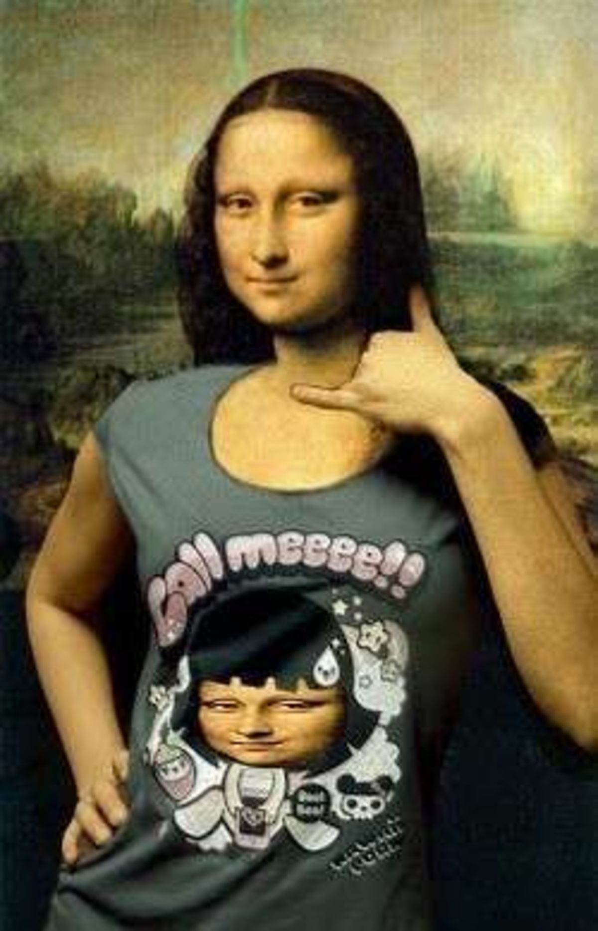 Мона Лиза с лицом Jojo